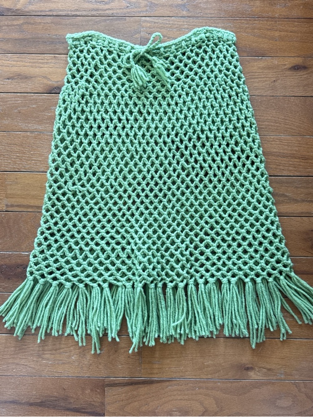 Vintage Green crochet skirt